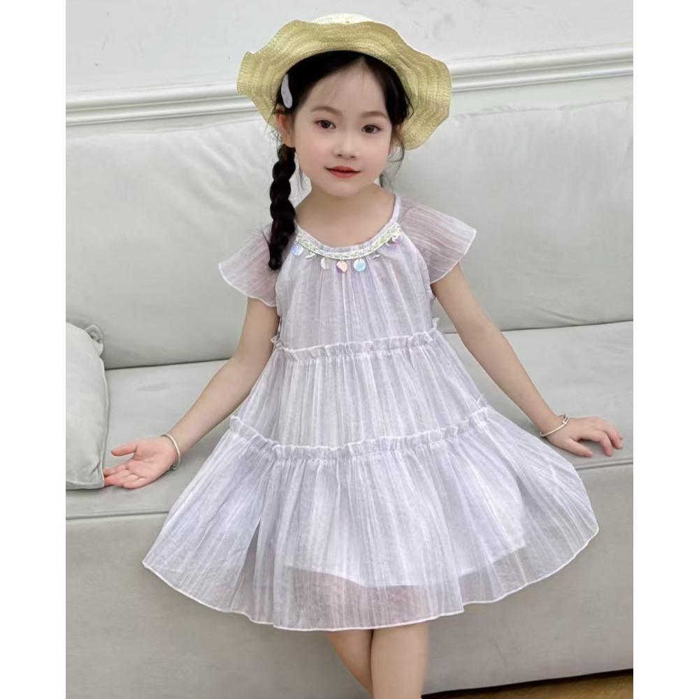 하와즈 밀짚모자 증정 시원한 쉬폰 플레어 원피스 바캉스룩세트 YX 31,900원