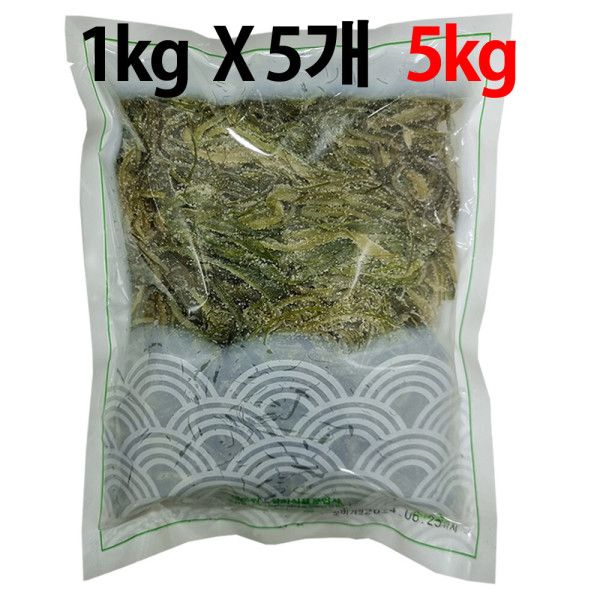 청정해역 완도산 햇 미역줄기 1kg X 5개 염장미역줄기5kg 한정 특가 무공해 당일발송 20,400원