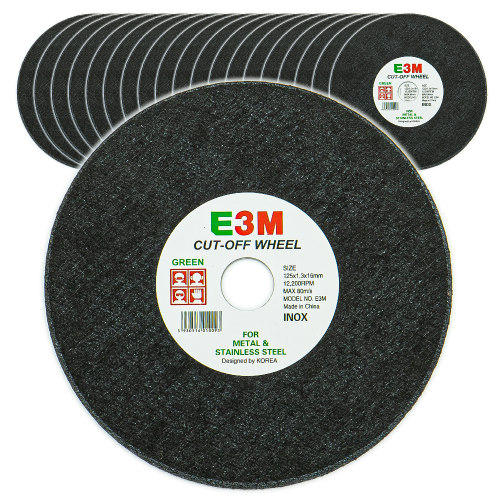 E3M 절단석 그라인더날 연마작업 스텐 철 절단, 20개 32,100원