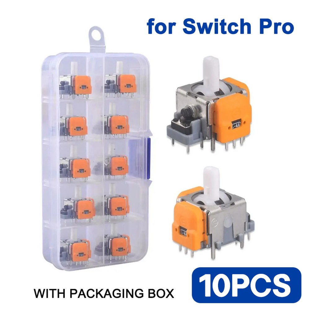 자토바이 10개 3D 홀 효과 조이스틱 고정밀 드리프트 없음 모듈 수리 부품 PS4/PS5/XBox/Switch Pro 게임 31,600원