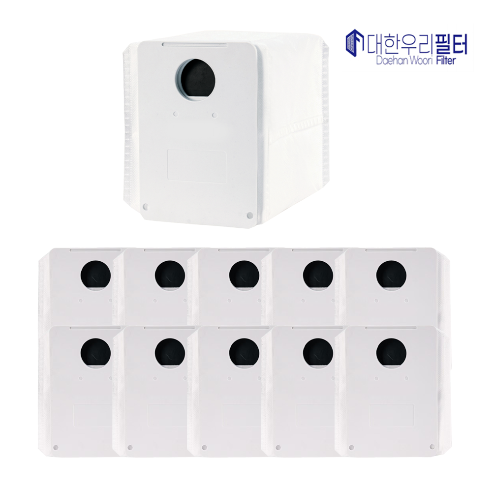 대한우리필터 LG 코드제로 R5 R9 먼지봉투 10EA, 10개, 수량 27,900원
