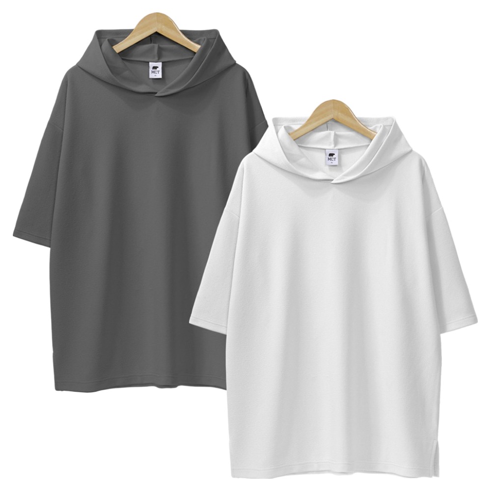 엠씨티 남녀공용 엠보 5부 후드 반팔티 2p 세트 H-130 24,800원