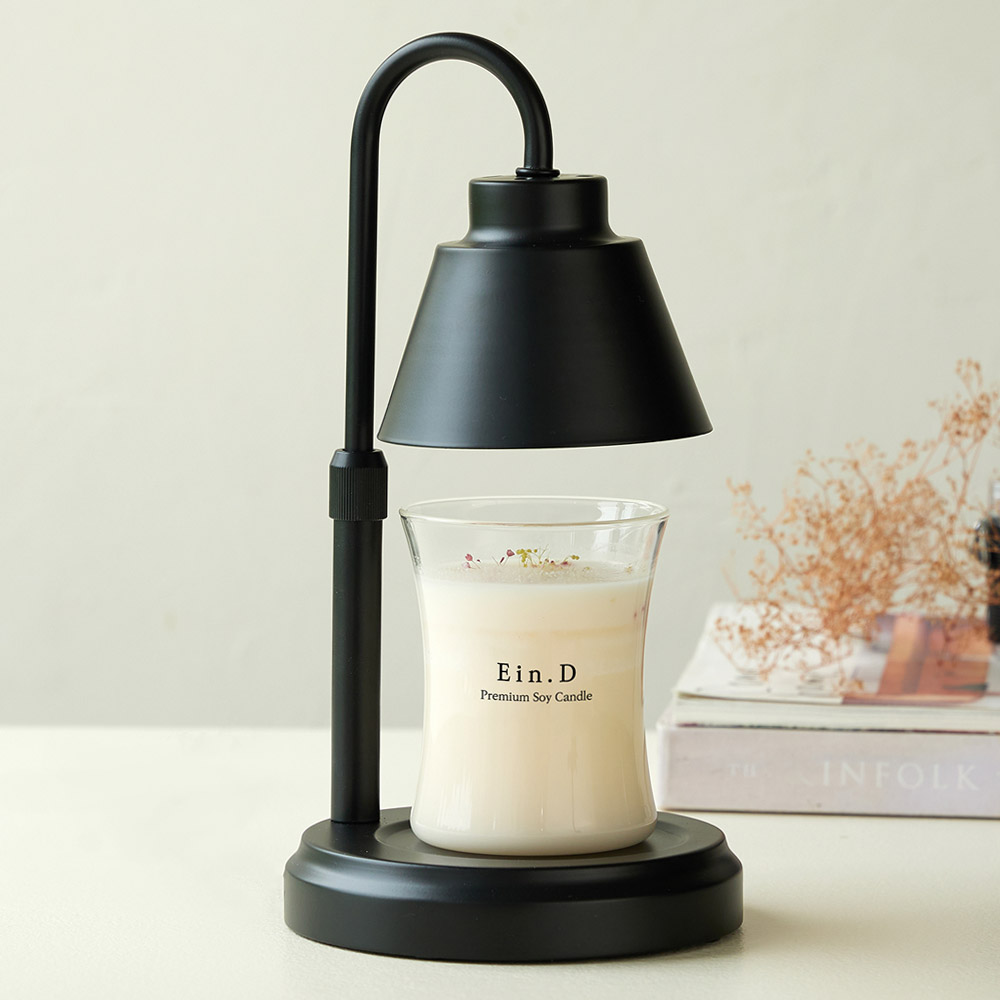 에인디 초초 블랙캔들워머+미니안개꽃 디자인 소이캔들 300g 세트, 베이, 1개 49,500원