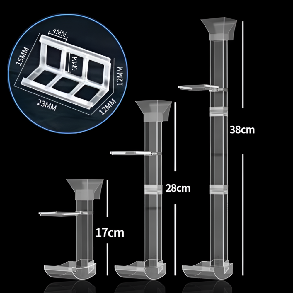 구름길 물고기 피딩 파이프 스테이션 [안전필터], [높이조절] 실린더 먹이 급여기 11,800원