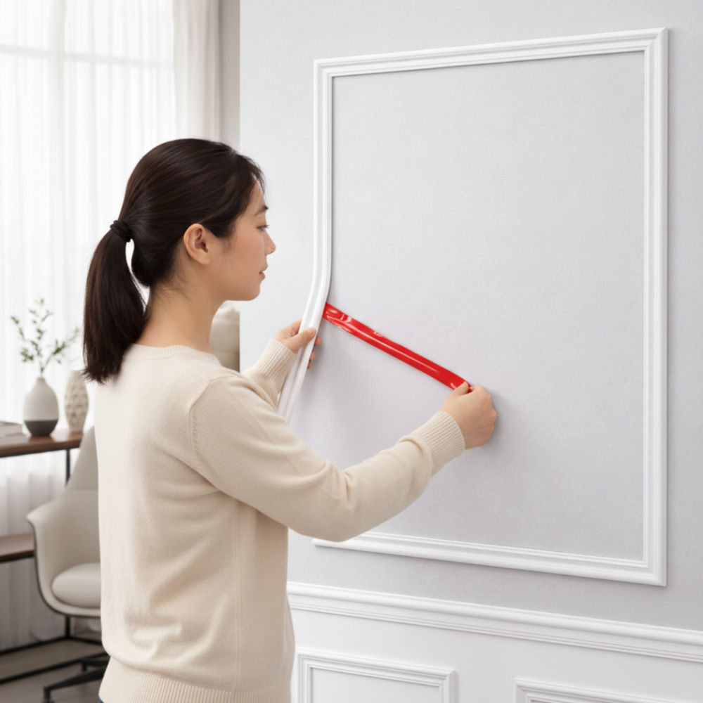 블레오 잘라쓰는 벽장식띠 웨인스코팅 접착식 몰딩 테이프 3미터 9,600원