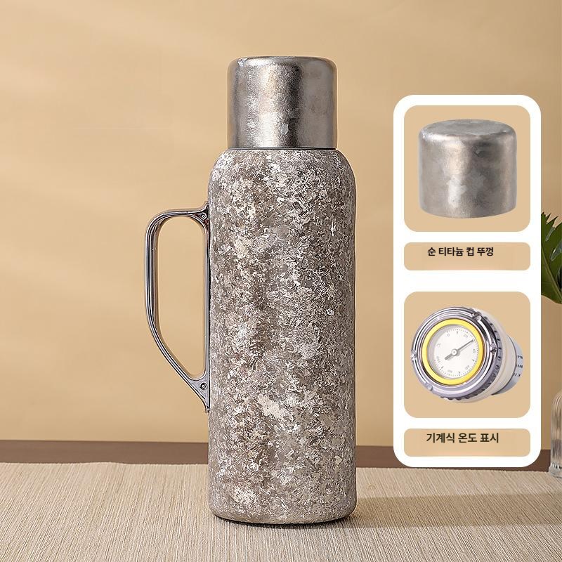 보온/보냉병 순수티타늄 고급 온도표시 밀폐 850ml 나들이 등산 장비 음료 커피 89,700원