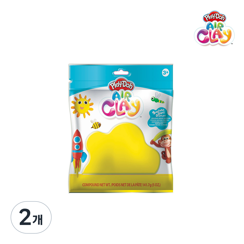 플레이도 에어클레이 5온즈 (6색상 선택) 손에 잘 묻지 않는 클레이점토 26,080원