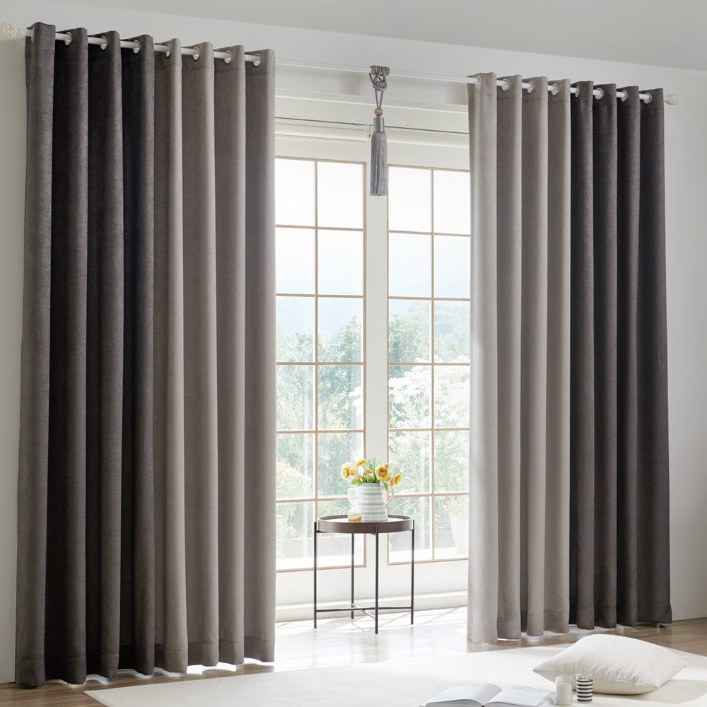 겐트 아일렛 원톤 투톤 암막커튼+커튼봉세트 55,800원