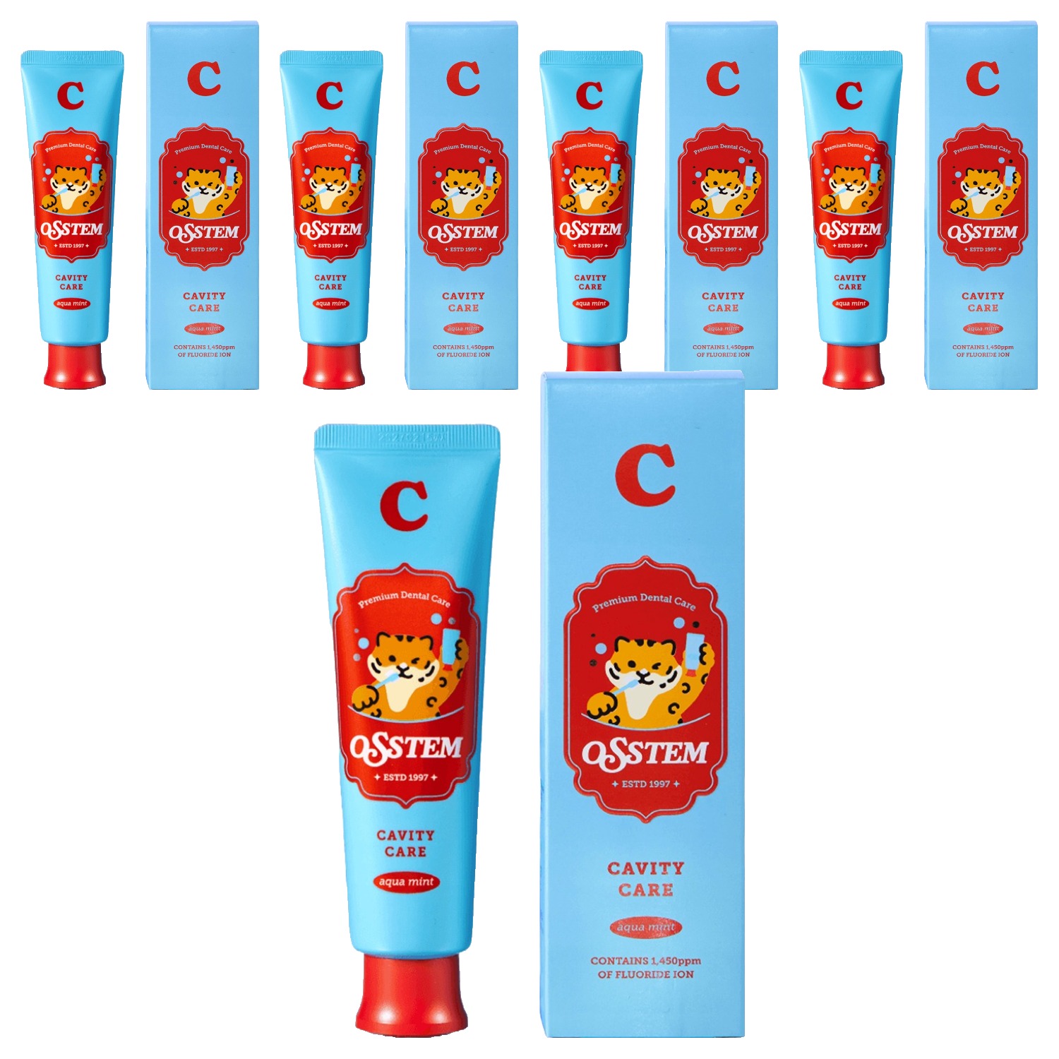 오스템파마 C 충치케어치약 아쿠아민트향, 120g, 5개 40,950원