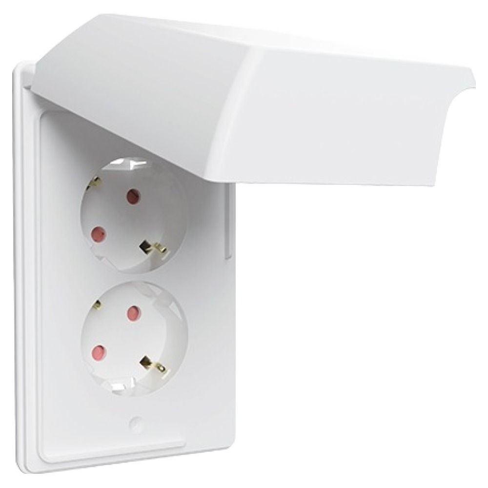 르그랑 아펠라화이트 Simple 방우 세로형 45도 방적형 2구 매입 콘센트 6,600원