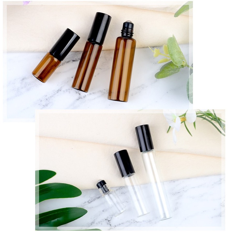 롤러 볼 공병 향수 소분 롤온 용기, 5개, 갈색 3ml 8,500원