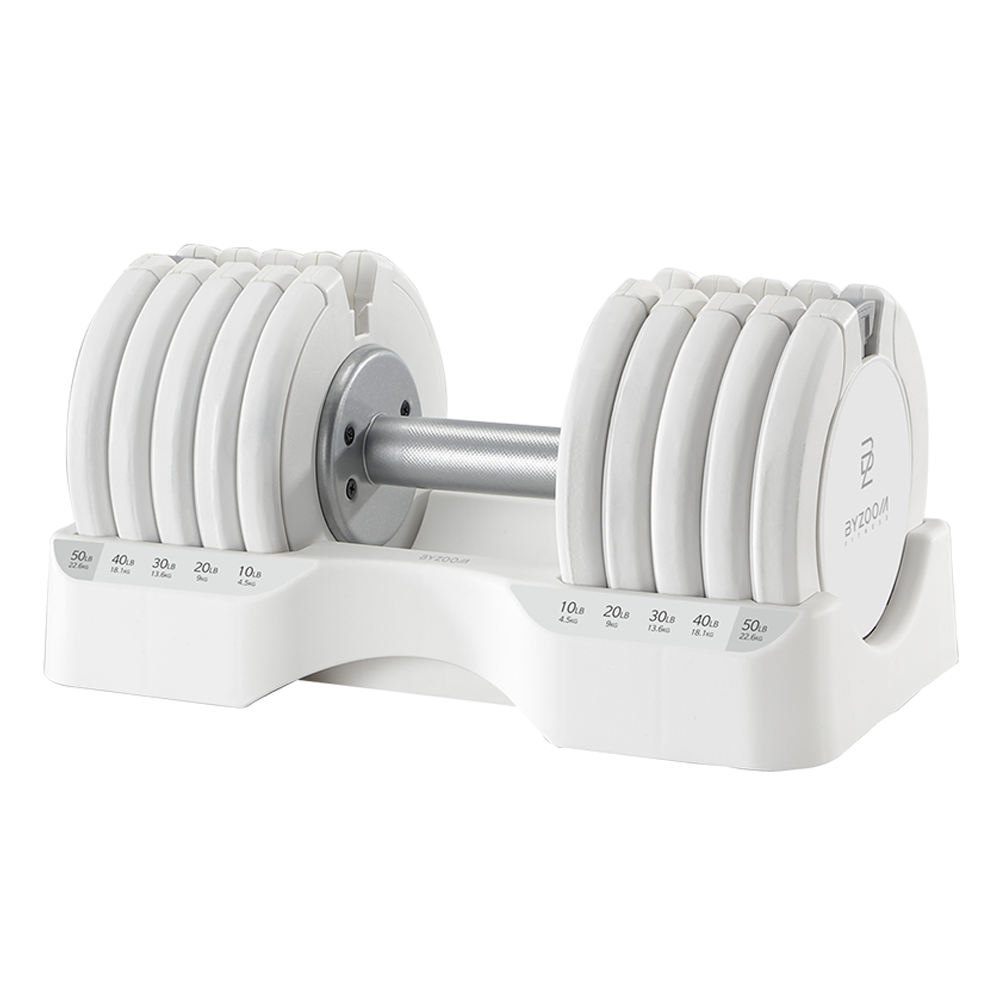 바이줌 5단 퓨어 무게조절 덤벨 화이트, 22.6kg, 1개 229,000원