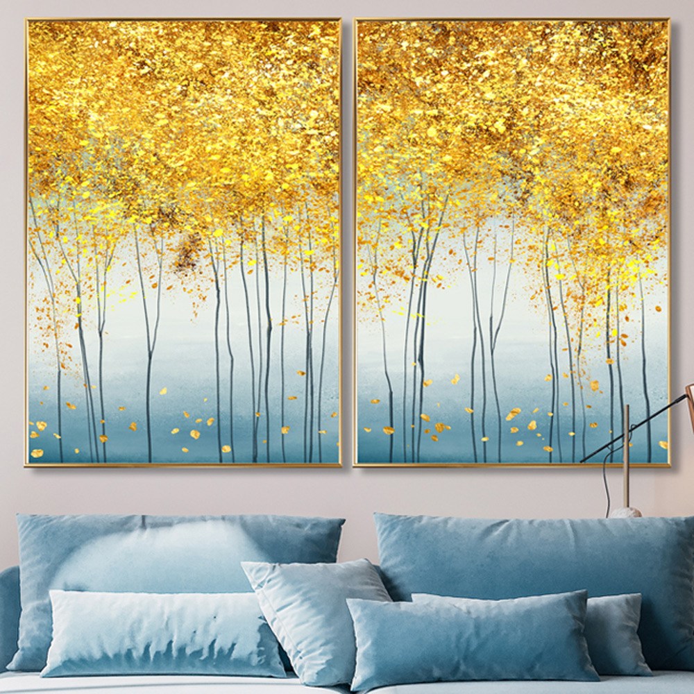 돈들어오는 그림 거실 주방 현관 풍수 인테리어 액자 황금 돈나무 추상화 그림액자, 블랙 249,000원