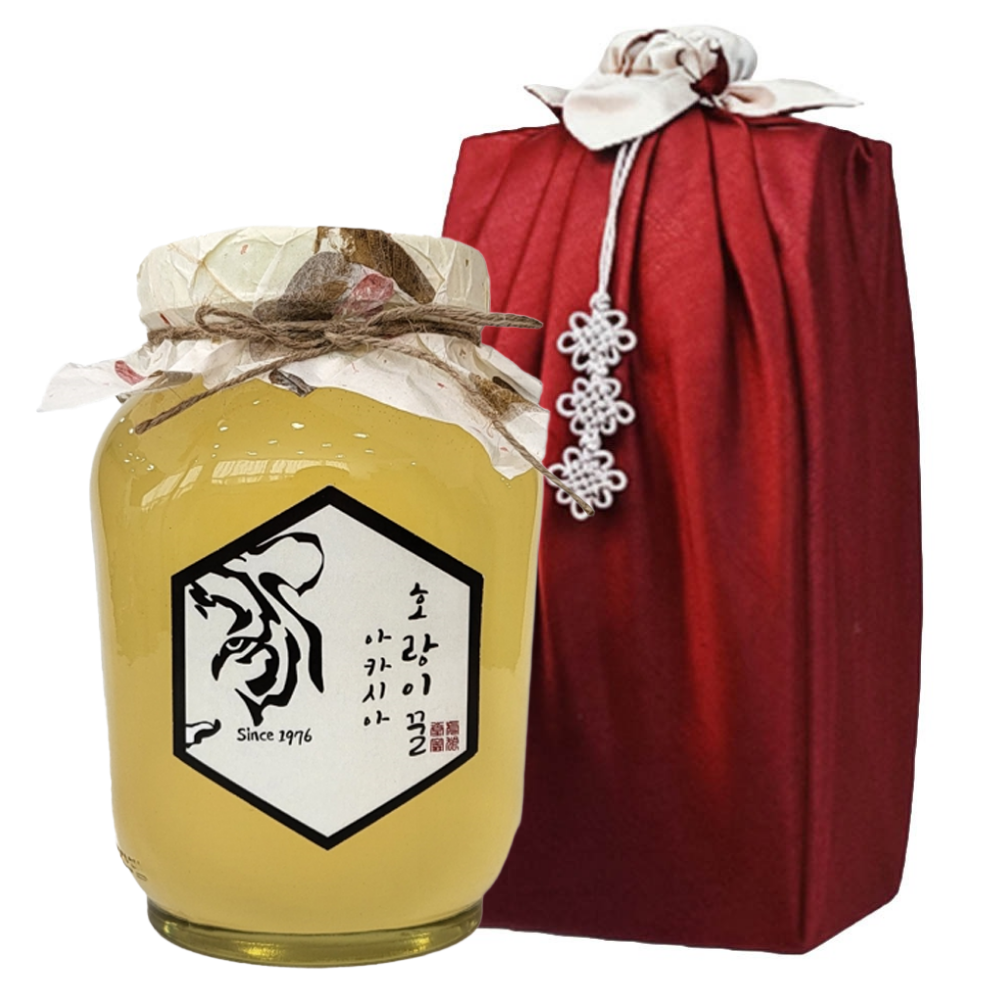 명절선물 국내산 아카시아꿀 보자기 노리개 포장 명품선물용 벌꿀, 2.4kg, 1개 63,470원
