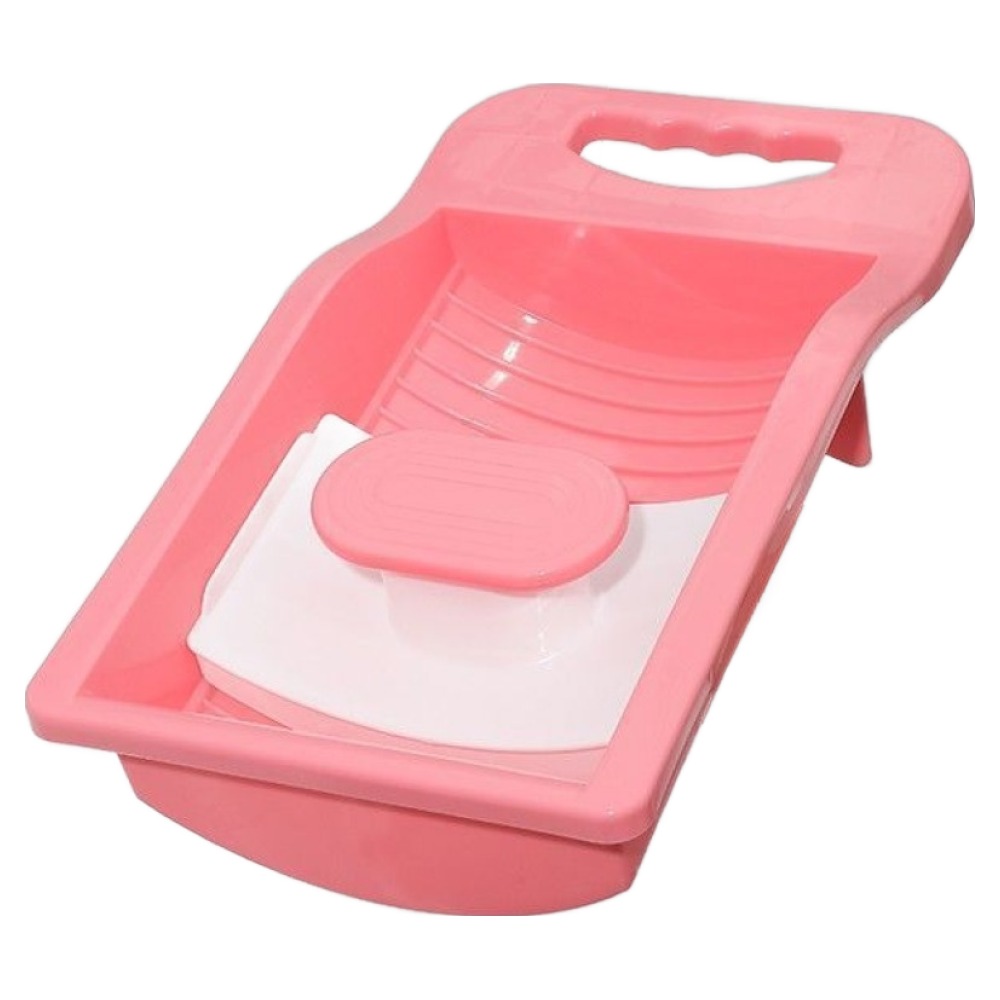 에스비 속옷 양말용 미니 손 빨래판 33 x 18.5 x 8.8 cm, 핑크, 1개 7,500원