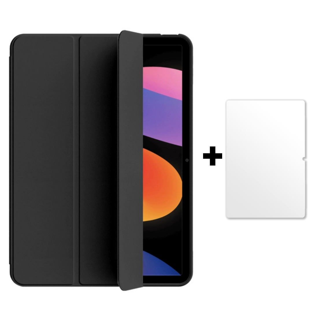 칸탐 샤오미 패드 호환 커버 케이스 + 강화유리 액정보호필름 세트, 블랙, 1개 19,800원