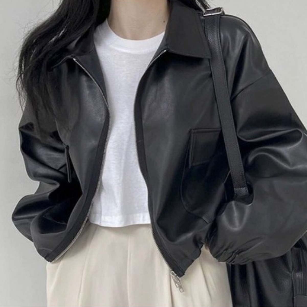 릴리제인 여성 집업 가죽자켓 24,900원