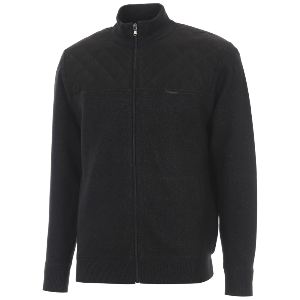 엘르 남성 캐주얼 다이아 퀄팅 믹스 방풍 집업 65413 119,000원