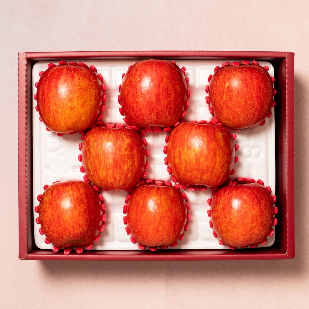 [명절특가] 초고당도 고급 과일 선물세트, 1세트, (2호) 3kg 사과 선물세트 (6-8과) 55,680원