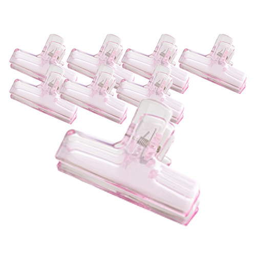투명 북클립 집게 베이비핑크, 대, 8개입, 1개 7,500원