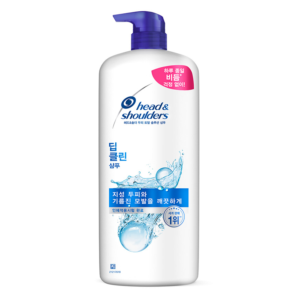 헤드앤숄더 두피 토탈 솔루션 딥클린 샴푸 13,040원