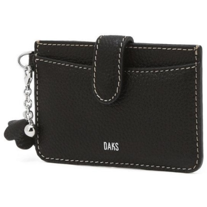 닥스 [플랜스토리]닥스가죽지갑, 엄마선물, 백화점정품,선물포장 젤라 블랙 소가죽 플라워 참장식 카드지갑 (DCHO6E017BK) 50,220원