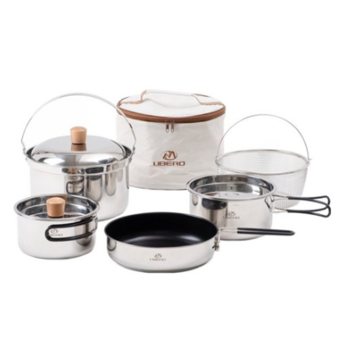 Libero 웜벳 스텐 코펠 7~8인용 세트 230,310원