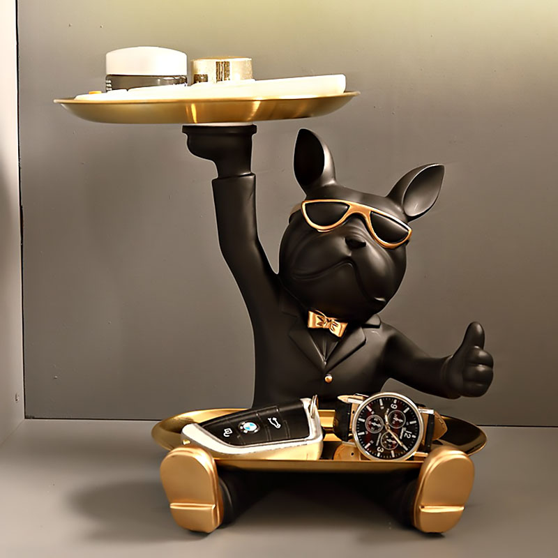 Sunwer 불독 트레이 릴렉스 인테리어 소품 수납 차키 보관함 다용도 악세사리 트레이 21,600원