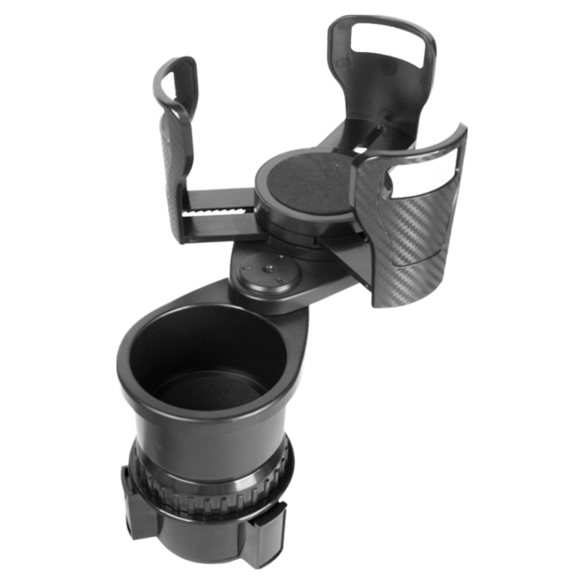 카무드 차량용 듀얼 확장형 컵홀더 수납 트레이, 블랙, 2개 19,900원