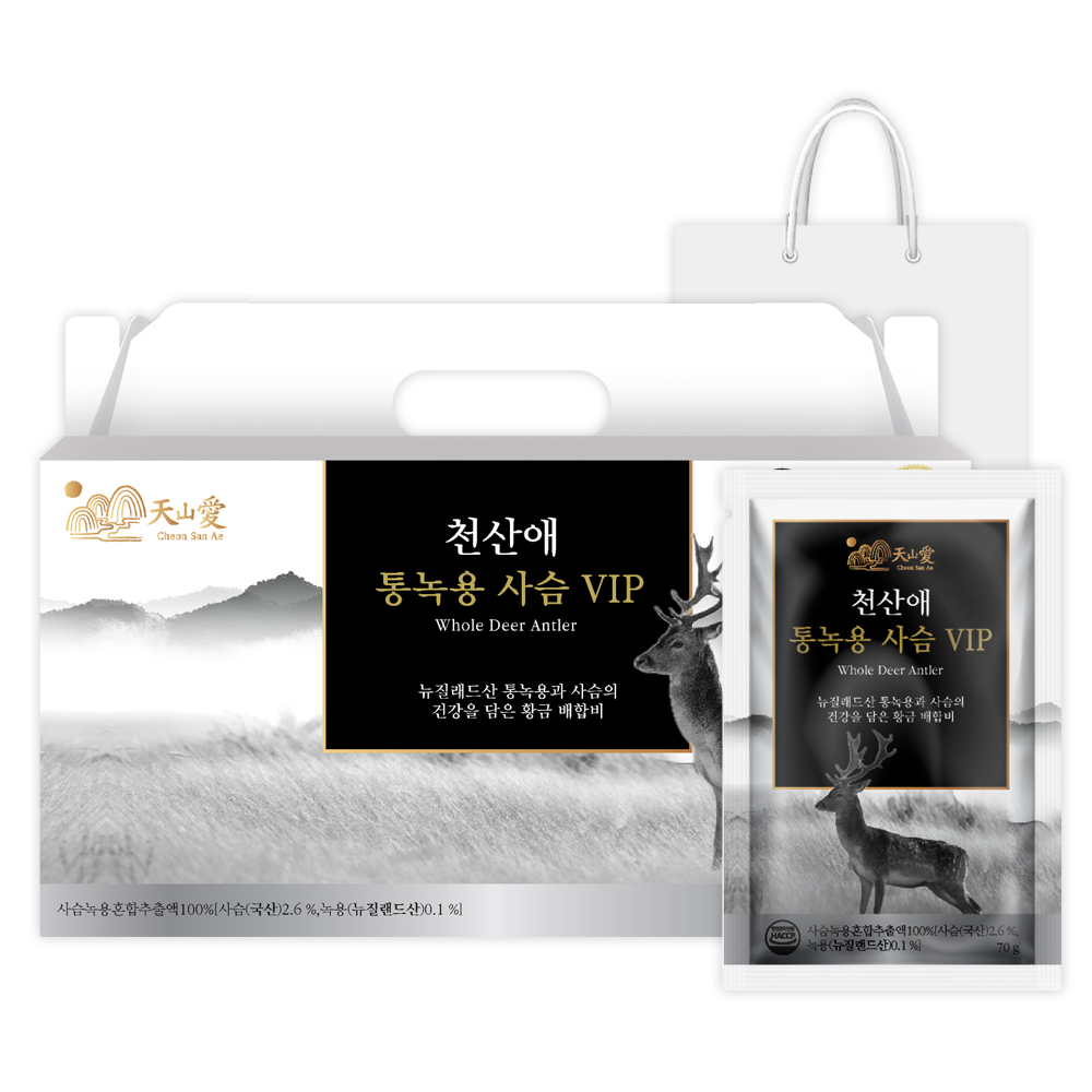 천산애 통녹용 사슴 VIP, 1박스, 2.1kg 29,800원
