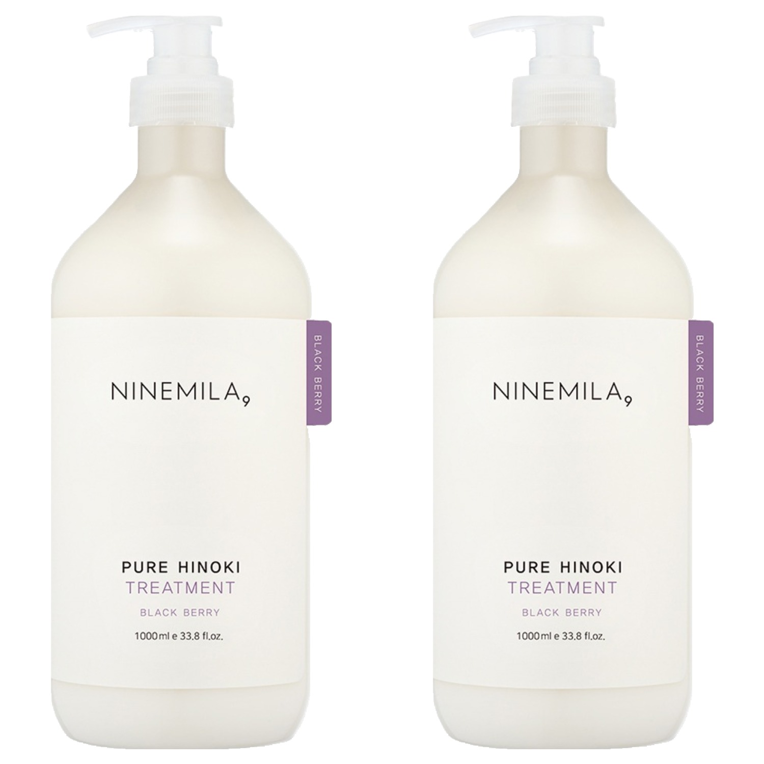 나인밀라 퓨어 히노끼 트리트먼트 블랙베리향, 2개, 1L 25,900원