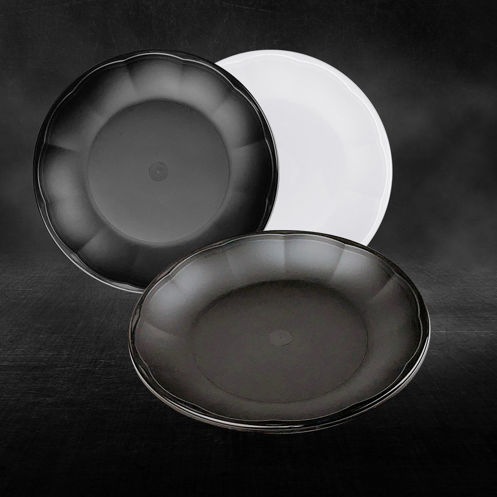 다회용 사출 원형 접시, 1개, 50개 17,900원