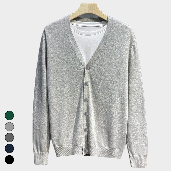 텐클로 빅사이즈 남녀공용 솔리드 니트 가디건 TC-411 26,800원