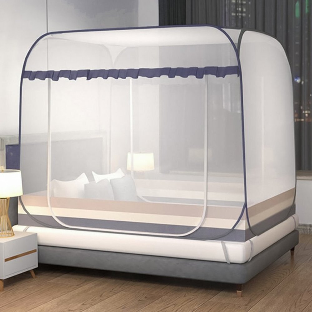 사각 원터치 모기장 침대용 퀸사이즈 팝업 방충망 텐트 113,650원
