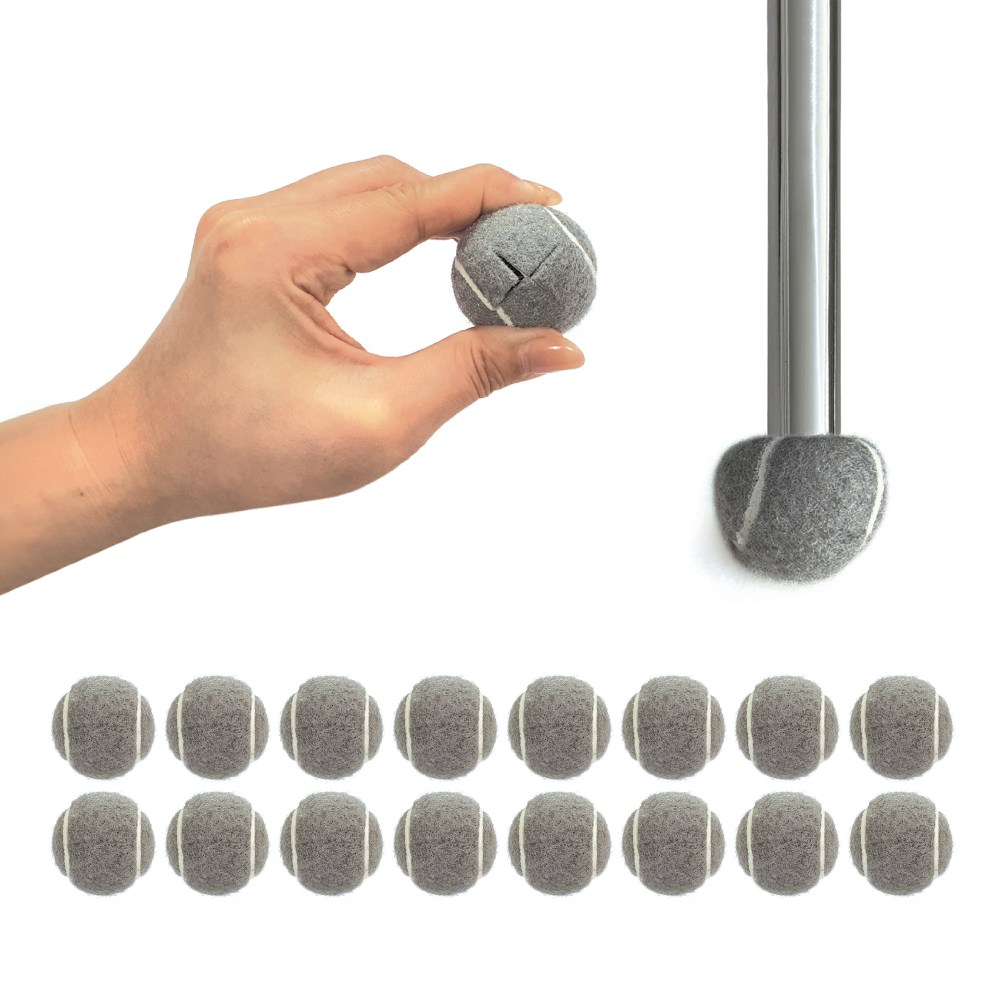 미니 테니스공 얇은 의자 다리커버 발커버, 16개, 그레이 13,400원