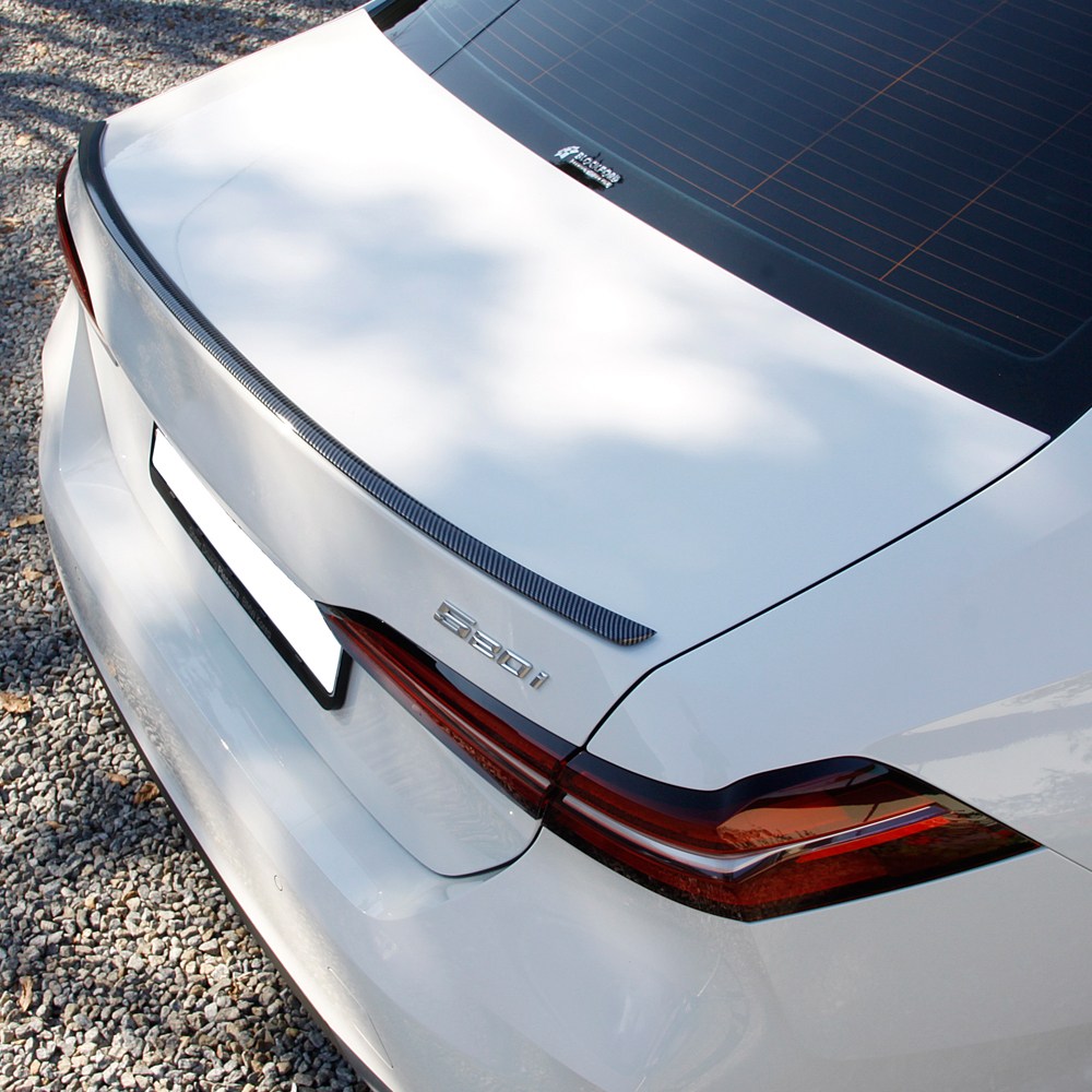 5시리즈 스포일러 트렁크 튜닝 몰딩 2023년이후 G60 호환 용품, 02. G60 스포일러 (M타입) 카본 77,600원