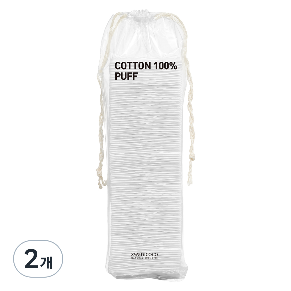 스와니코코 엠보싱 순면 화장솜, 2개, 100개입 6,340원