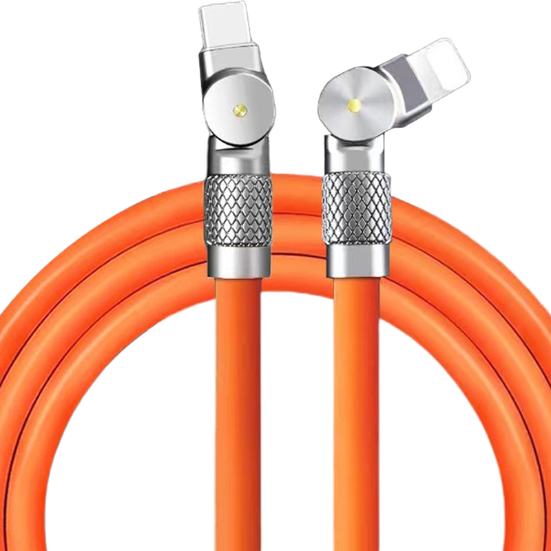 원스바이 180도 회전 라이트 C to 라이트닝 고속충전 케이블 11,900원