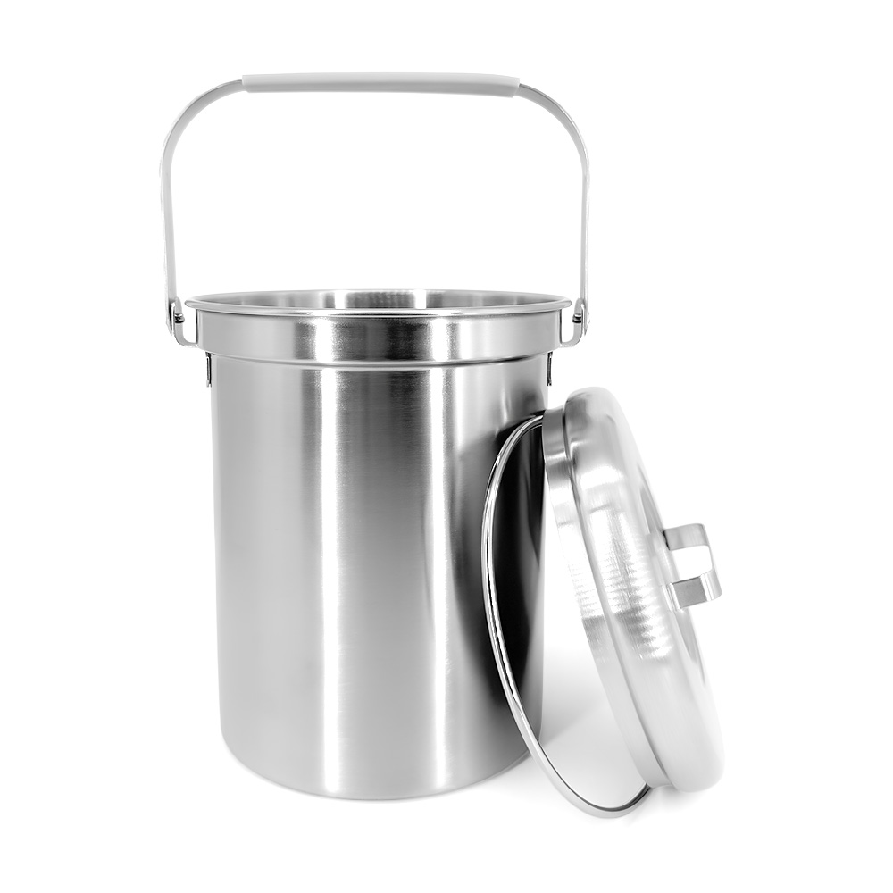 올품락 국산 스텐 음식물 쓰레기통 3.2L 29,800원