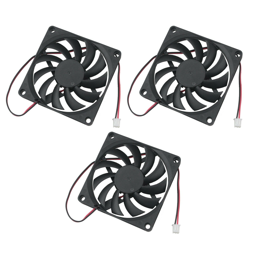 JK 쿨러 80x10mm DC12V 컴퓨터 쿨링팬 공냉식냉각 2핀, 3개 9,900원