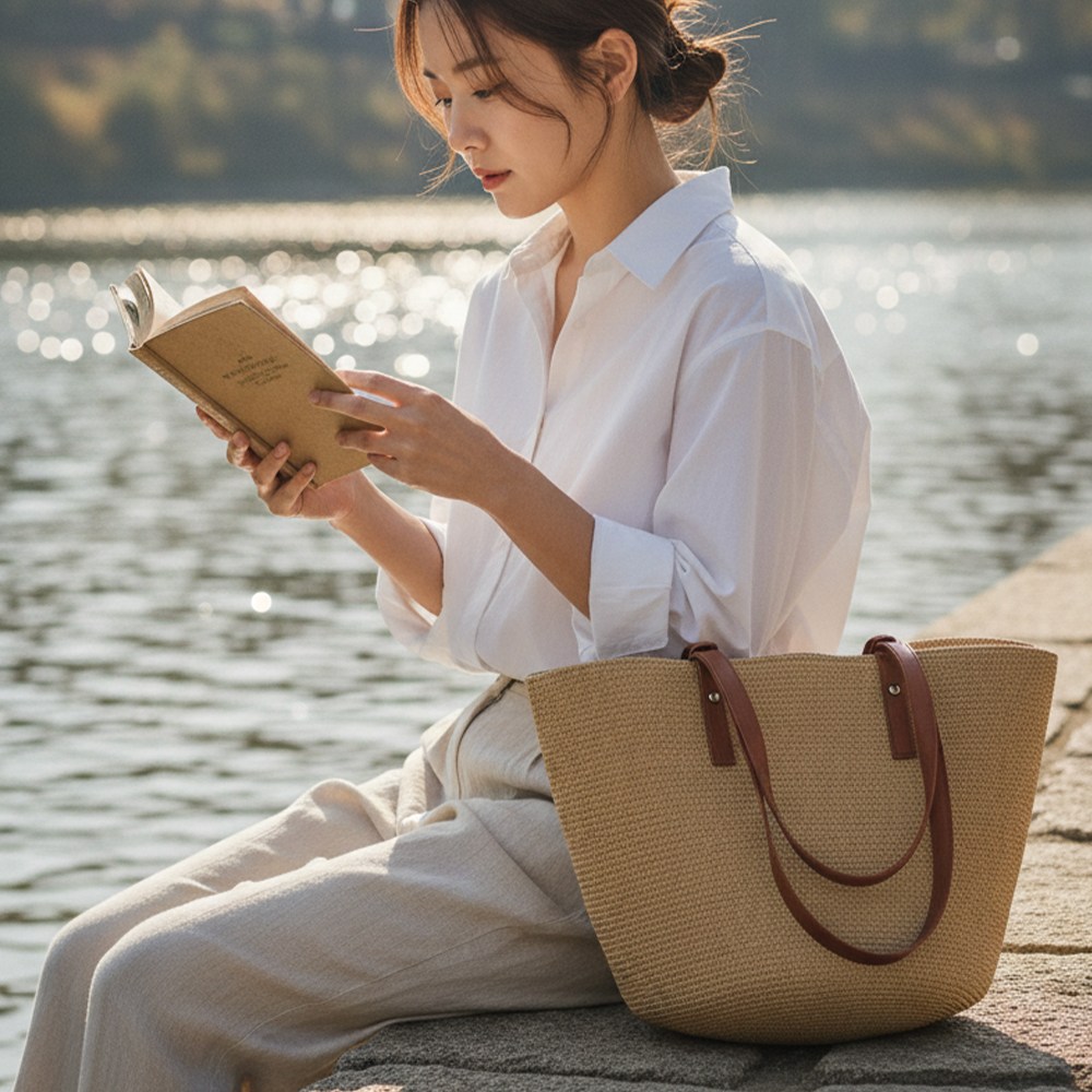 루타미 데일리 여성 라탄 숄더백 32,500원