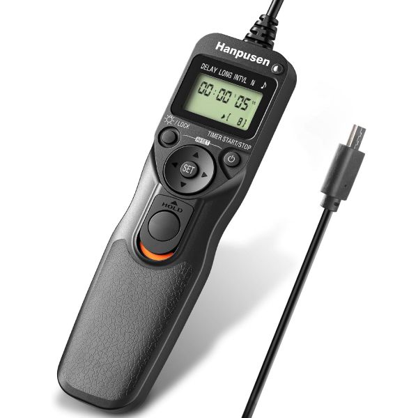 인터벌로미터 한푸센 카메라 타이머 원격 셔터 릴리즈 타임랩스 니콘 D3 D4 D4s D5 D6 D800 D850 D800E D810 D810A D700용 67,100원