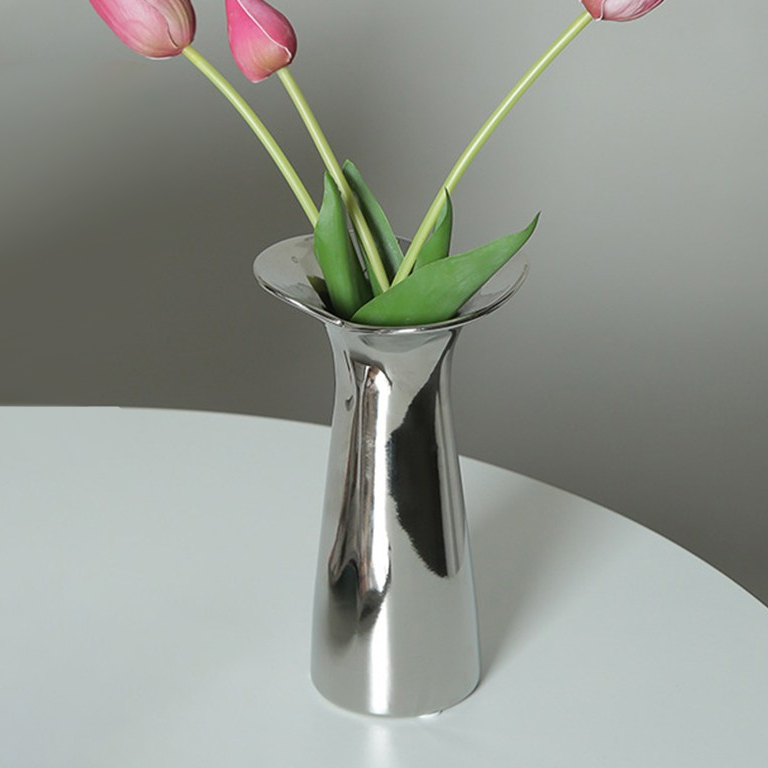 VITALO 메탈 세라믹 화병 모던 오브제 꽃병 블룸 거실 인테리어 소품 집들이 신혼 선물 19,800원