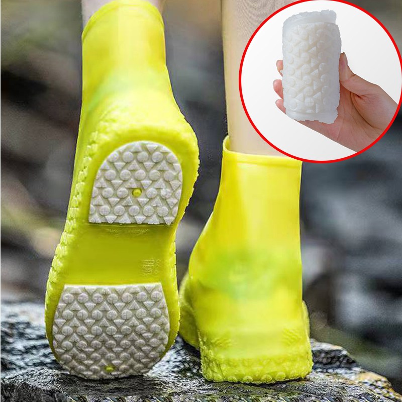 실리콘 신발방수커버 장마철신발 밑창 측면 돌기 추가 레인슈즈 8,280원