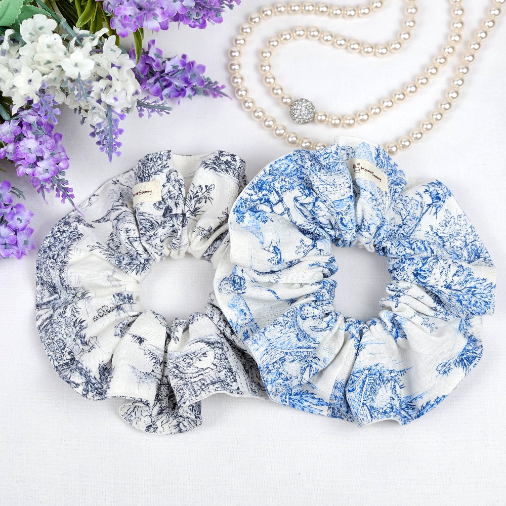 홈수니 헤어곱창 머리끈 스크런치 린넨뜨왈2개세트 16,900원