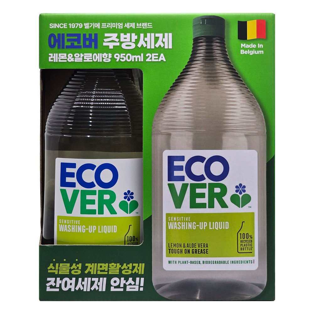에코버 레몬 & 알로에베라 주방용 세제 19,500원