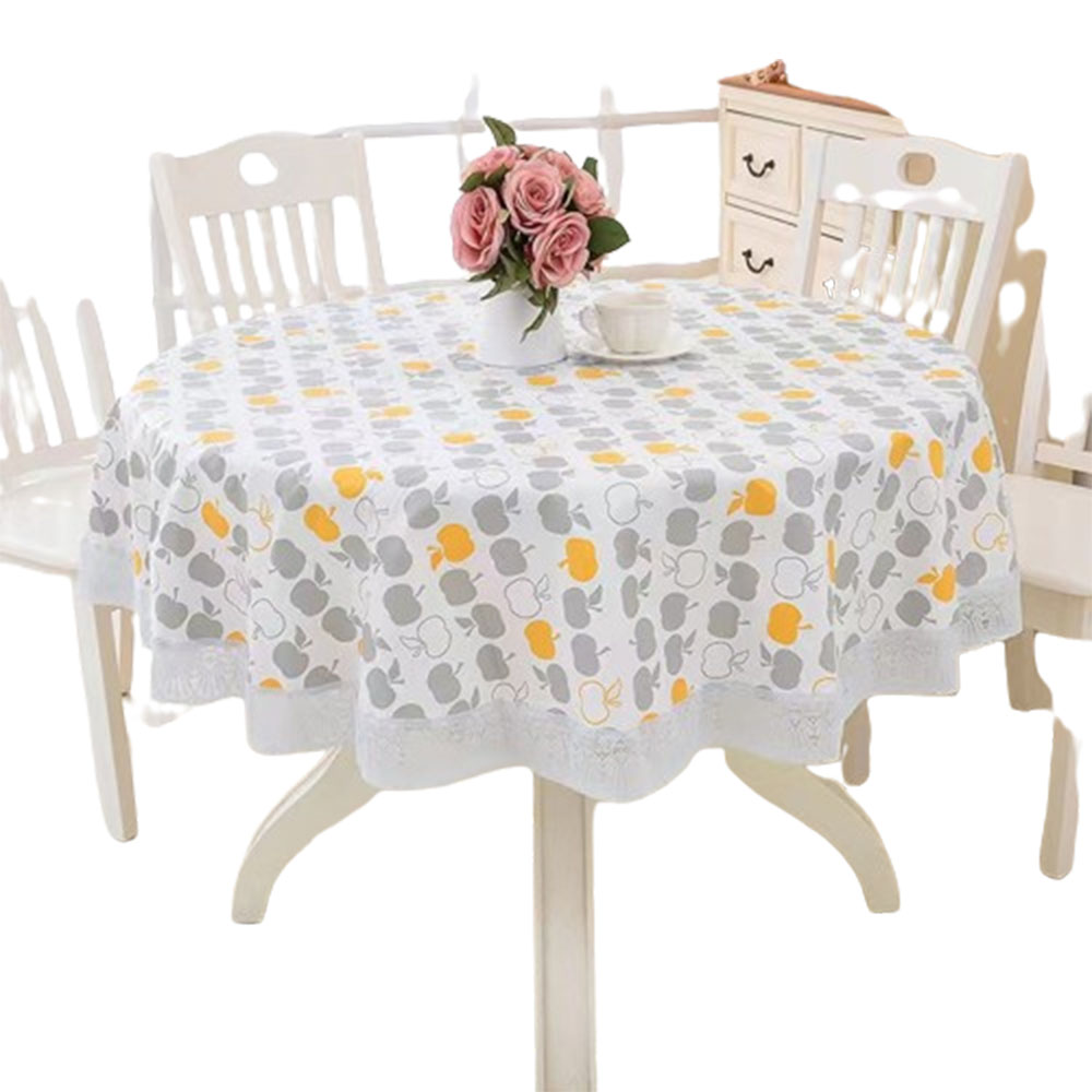 신데렐라데코 방수 테이블보 원형, 방수-애플레이스, 특대형(220cm) 19,500원