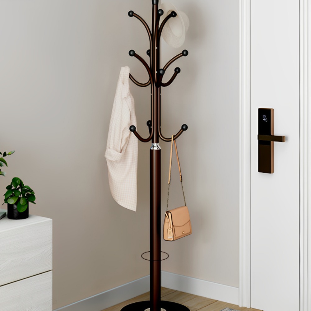 KATOOL 튼튼한 스탠드 고정식 철제 스탠드 옷걸이 행거 기둥옷걸이 옷안늘어나는 철제 스탠드행거 23,900원