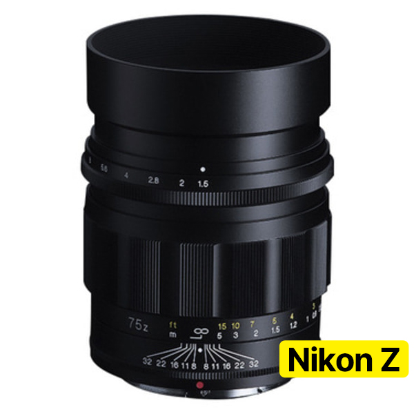 [정품등록시 5만 포인트 3년 보증] 보이그랜더 NOKTON 75mm F1.5 ASP 니콘 Z마운트, 단일품목 1,098,000원
