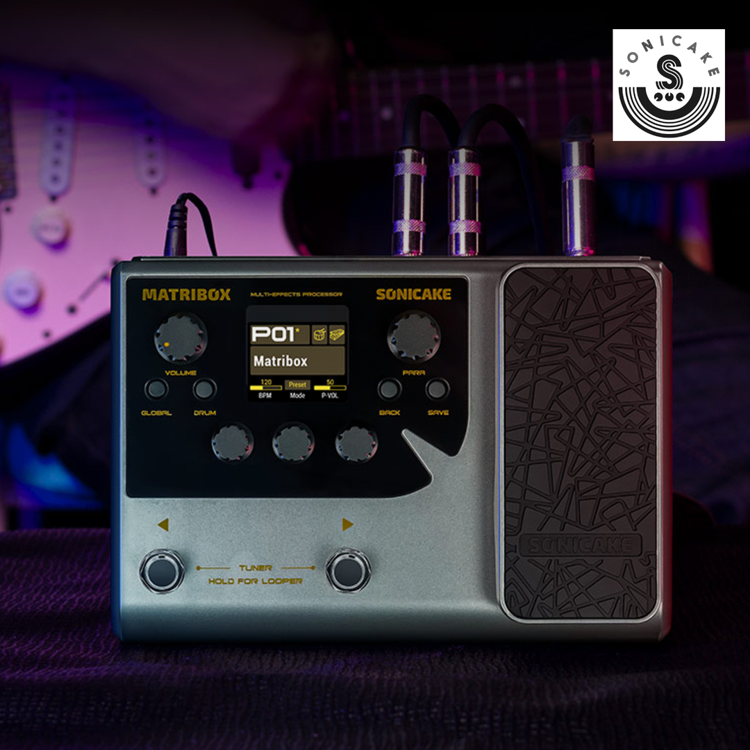 Sonicake Matribox 140 내장 기타 베이스 어쿠스틱 멀티이펙터 페달 모델링 QME-50 121,400원